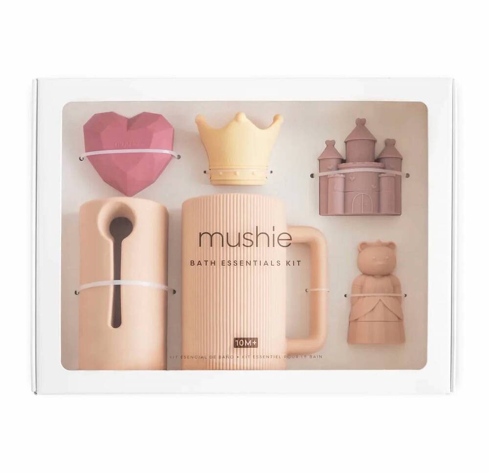 NEW MUSHIE kids' bath essentials kit in princess